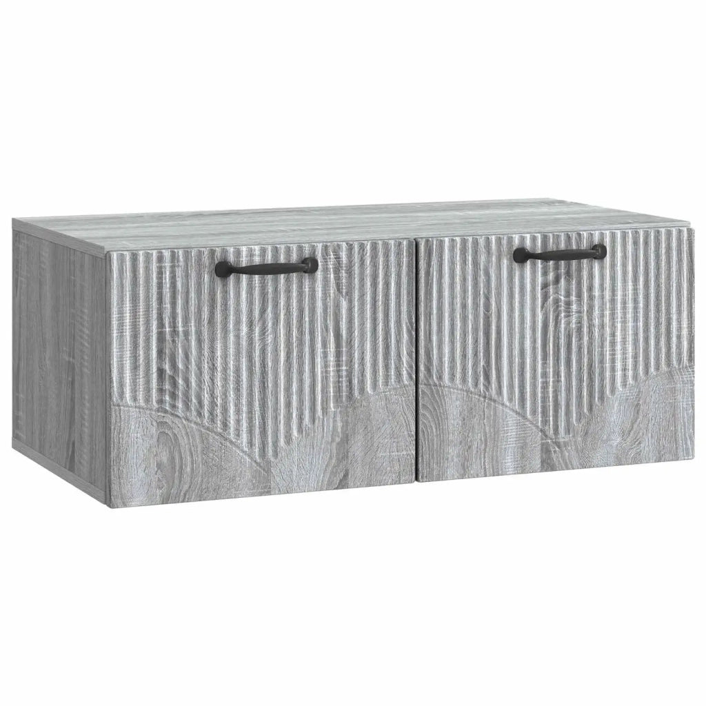 Mobile Porta TV da Muro Grigio Sonoma 78,5 x 41 x 30 cm