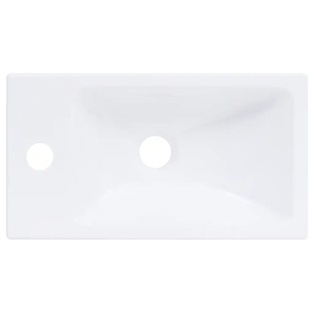 Lavabo 400x220x90 mm in SMC Bianco cod mxl 53014