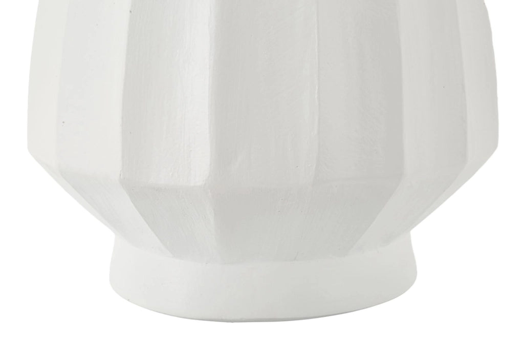Vaso Glint Ø24x41 cm in Mgo Bianco