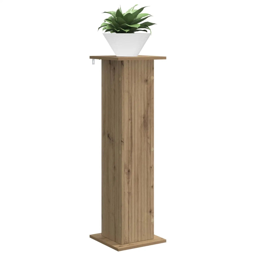 Supporto per piante 2 pcs Rovere Artigianale
