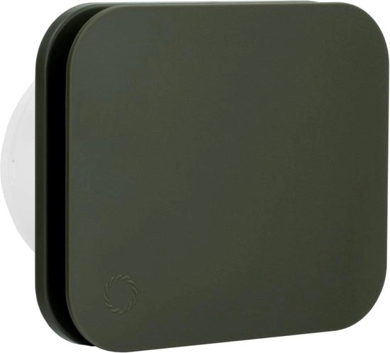Ventilatore per la cucina - ventilatore per cucina Trend 100 SDSG - ventilatore per l'evacuazione - per cucina - per parete-plafone - frontale - Grigio Sage Scuro - diametro 100 mm - 85 m3/h - 35 Pa - dispositivo di ritorno - silenzioso - 33 dB - IPX4