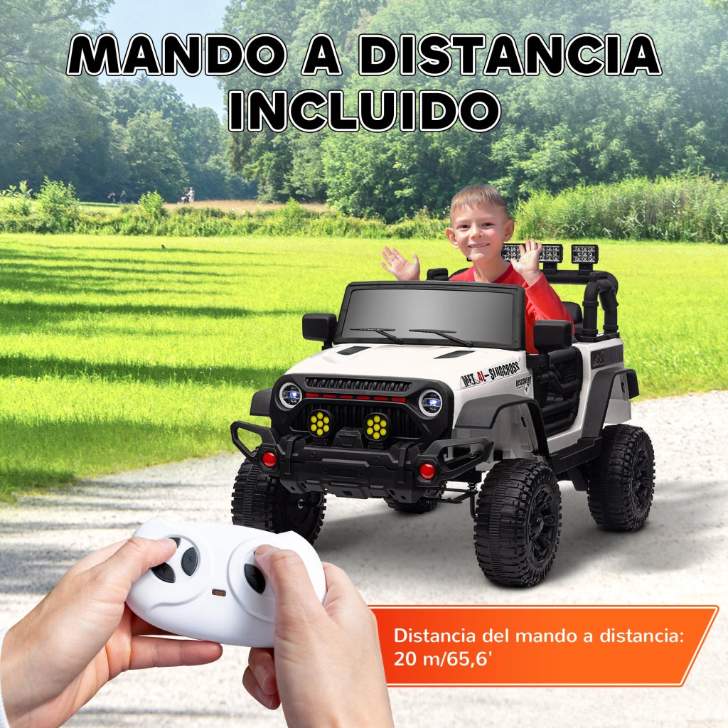 Auto Elettrica per Bambini ¨C Minimal ¨C Bianco