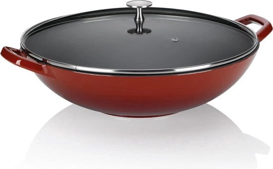 Pentola per Cucina - Piatto Antiforfora Sostenibile in Alluminio, Adatto per Induzione e Tutti i Forni, 28 cm - Cucina Salutare