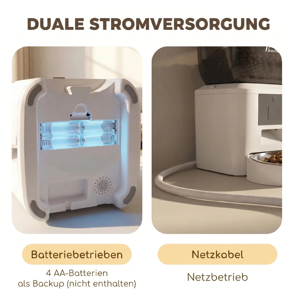 Distributore automatico di cibo per gatti ¨C Xylo ¨C 4L WiFi 2.4G con app e richiamo vocale