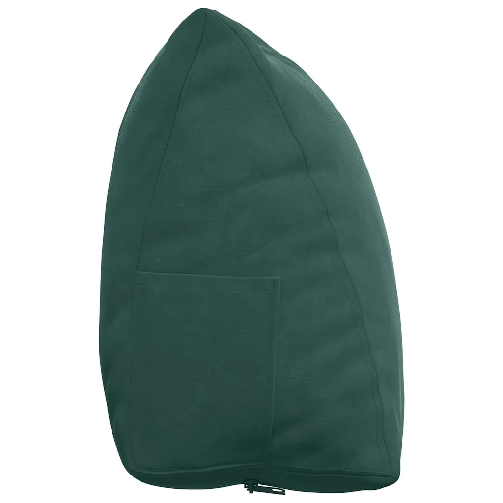 Cuscino per Schiena | Cuscino dorsale Verde Scuro 60 x 20 x 50 cm
