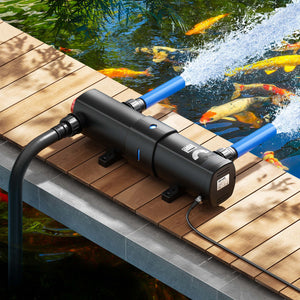 CUV-236 Chiarificatore UVC per laghetto 6000 l/h, Sterilizzatore con lampada 36W