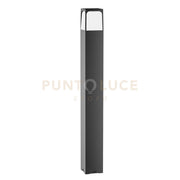 GES2033- PALETTO H.80CM 1 LUCE ATTACCO E27  IP44 IN ALLUMINIO GRIGIO ANTRACITE