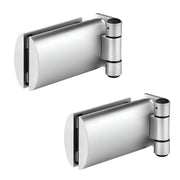 Cerniere per porte in vetro Meroni colore argento opaco 2pz