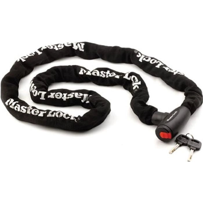 Catena Antifurto Moto MASTER LOCK - Catena da 2 m - Ideale per Moto e Scooter