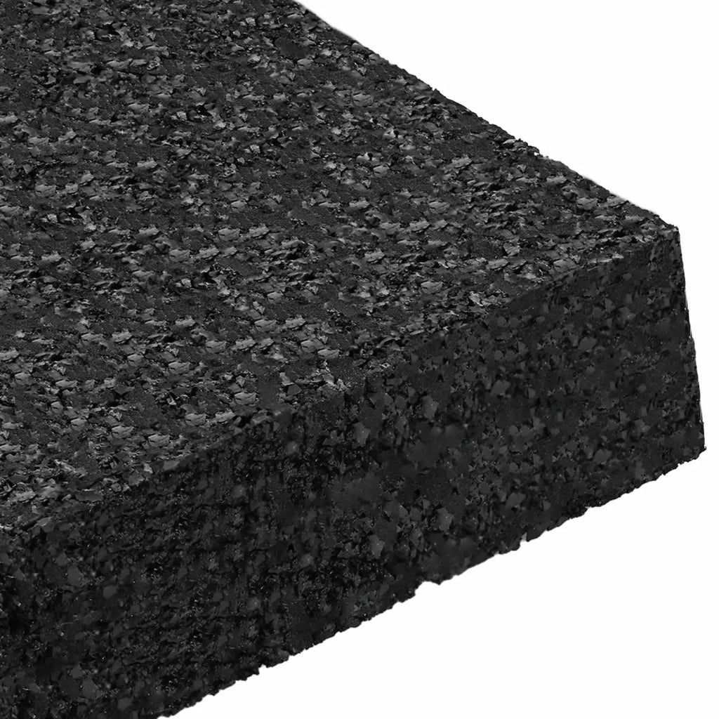 Pad per patio in granuli di gomma Nero 9 x 9 x 2 cm Gomma CFW9764681