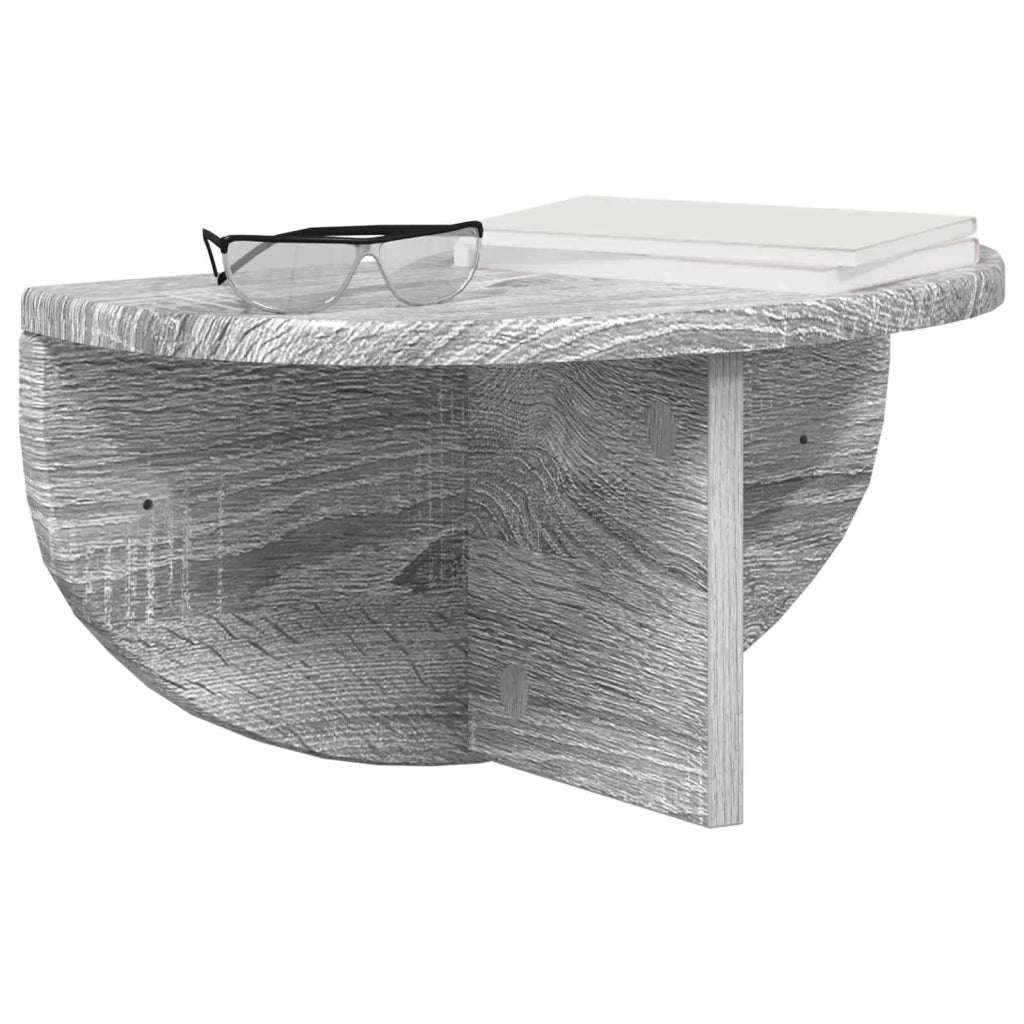 Scaffale da parete 2 pcs Grigio Sonoma 38 x 19 x 19 cm 891421