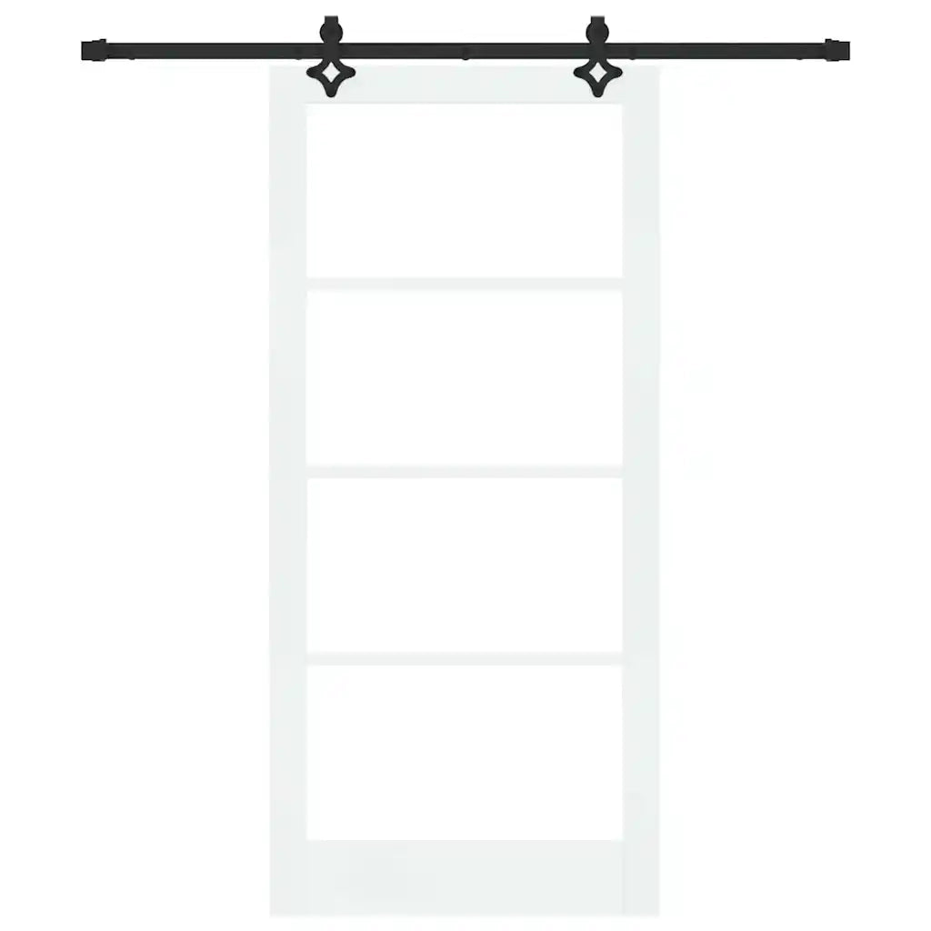 Porta scorrevole ORKDAL Bianco e Nero 93 x 202 cm 3332176