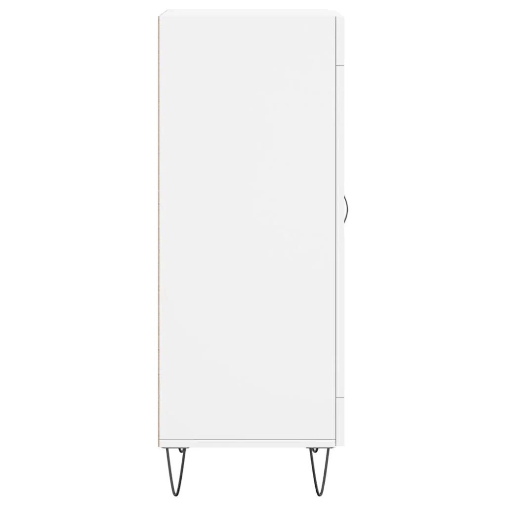 Buffet credenza cassettiera armadio mobile contenitore organizer per cucina soggiorno salotto 34,5 x 34 x 90 cm legno ingegnerizzato bianco 02_0030243