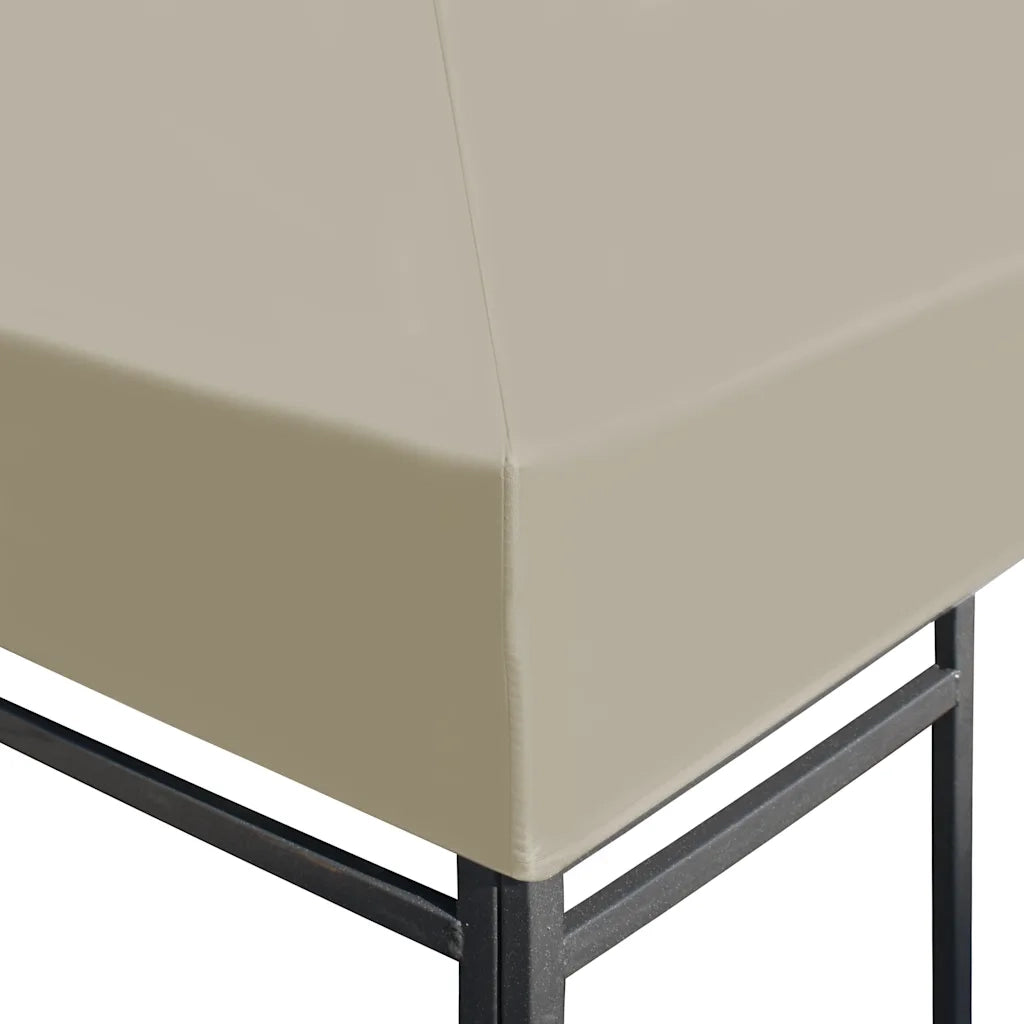 Tetto per Gazebo 310 g/m2 3x3 m Beige CFW4360629