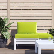 Cuscini per Pallet 2 pz Verde Intenso in Tessuto Oxford 361765