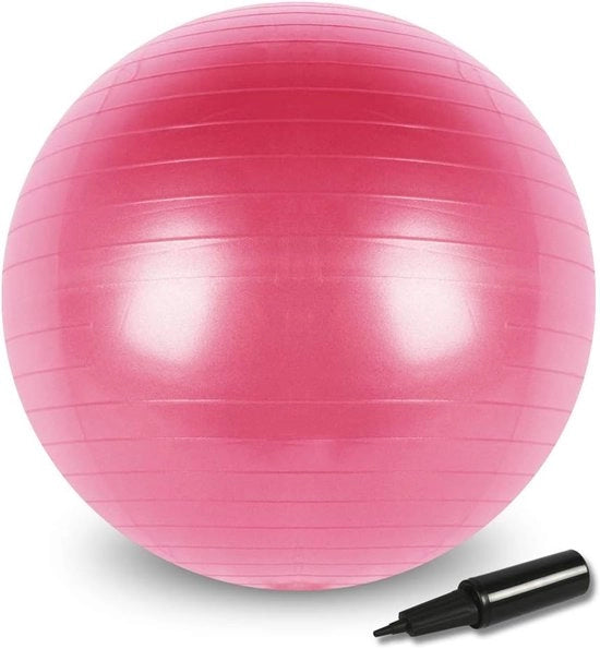 Palla di ginnastica anti-burst resistente con pompa per yoga, fitness e ufficio
