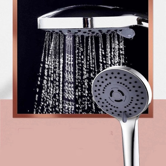 Spazzolino per docce - Manuale - Alta pressione - Acciaio inossidabile - Benessere – Spa – Sostenibile