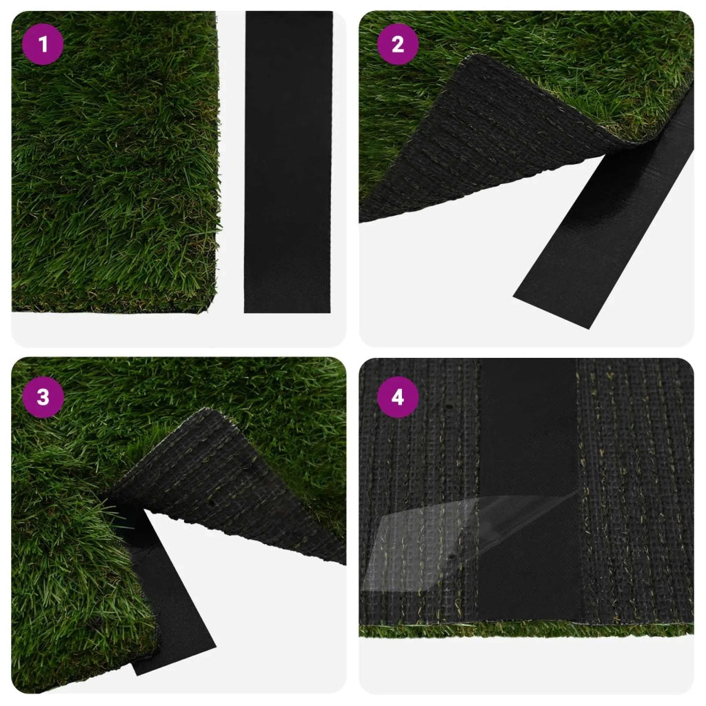 Nastro adesivo per erba sintetica Nero 20 x 0,05 cm CFW8792681