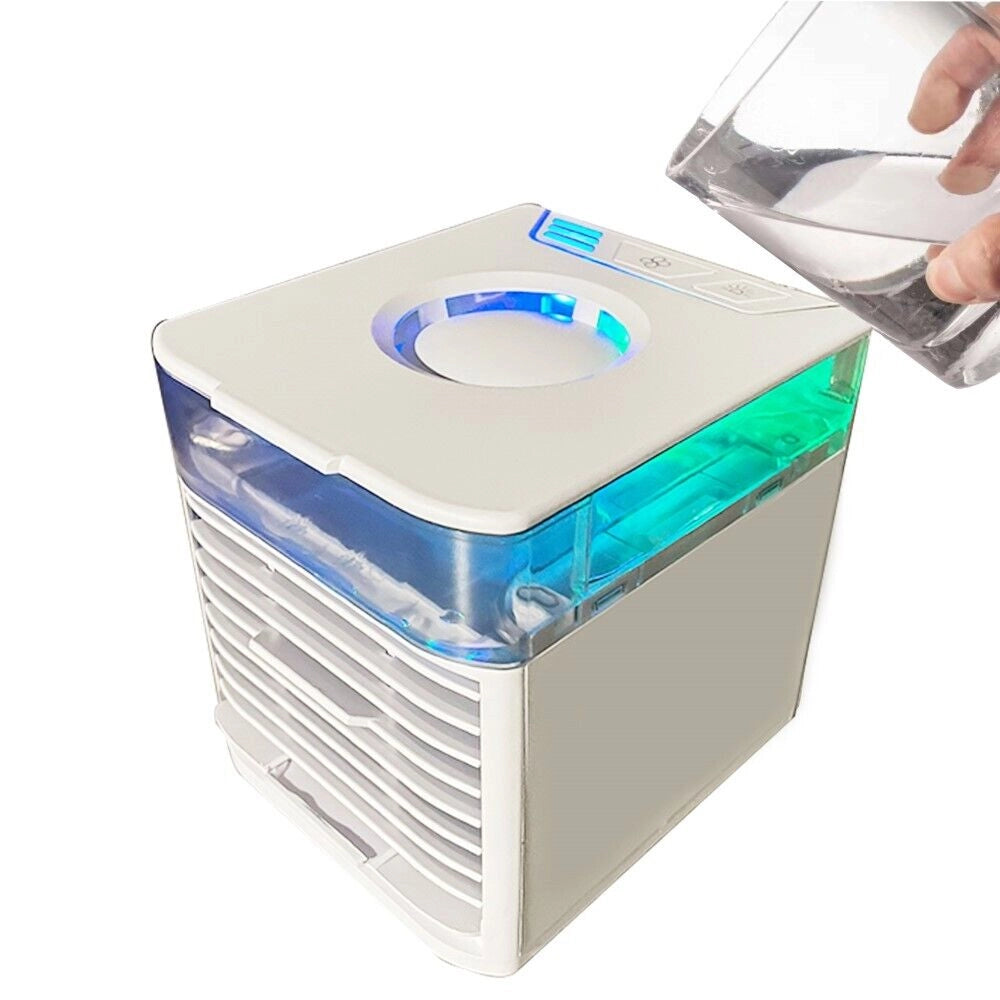 Mini ventilatore raffrescatore umidificatore d'aria ad acqua ARTIC AIR AB-J282