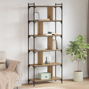 Libreria rovere artigianale 76 x 32 x 192 cm Legno multistrato 882170