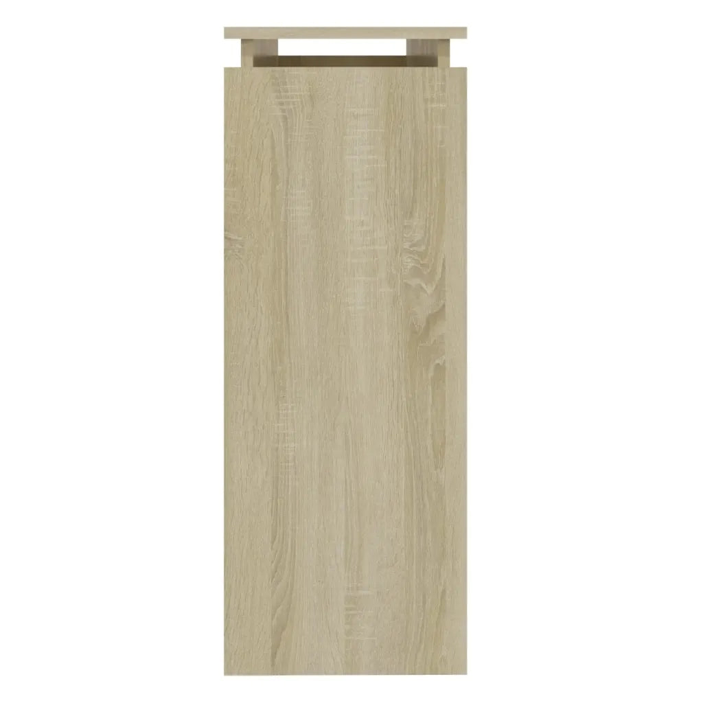 Tavolino Consolle-Tavolino da soggiorno-Tavolo Rovere Sonoma 102x30x80 cm Legno Multistrato
