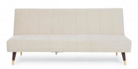 Divano Letto 3 Posti 180x88x82 cm Alma in Velluto