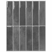 Piastrella Rettangolare 20 pcs Grigio 29 x 23 x 0,08 cm