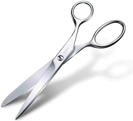 Scafoletta professionale per la casa, lama extra affilata, 18 cm, acciaio inossidabile, grigio