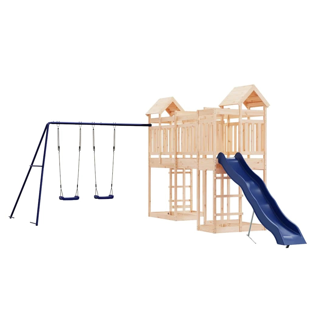 Set da Gioco da Esterno in Legno Massello di Pinocod mxl 126651