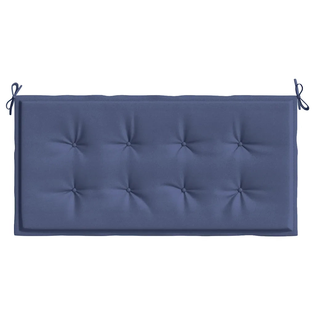 Cuscino Panca da Giardino Blu Marino 120x50x4 cm Tessuto Oxford 378475