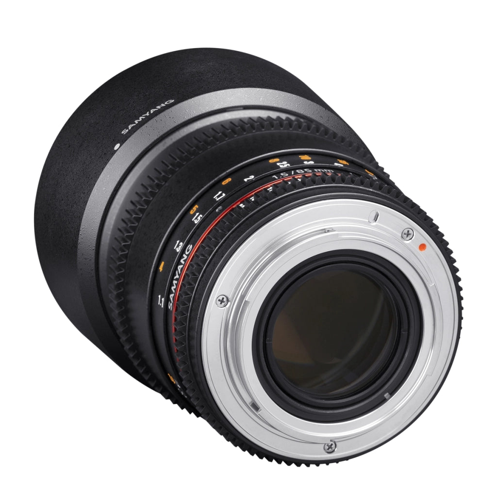 SAMYANG 85/1,5 Obiettivo Video DSLR II Sony E messa a fuoco manuale obiettivo video 0,8 ghiera ingranaggi, obiettivo ritratto nero 7817