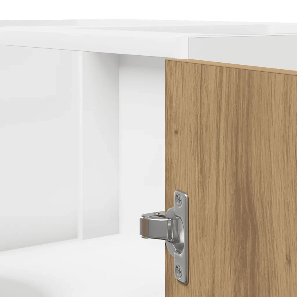 vidaXL Armadietto Cucina “Lyon” Rovere Artigianale 75,5x75,5x81,5 cm