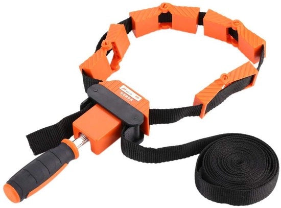 Fermooggetto con cinghia da 4m - Regolabile - Multifunzionale - Per Foto/Arredamento - Facile da Utilizzare - Cinghia in Canapa Robusta - Cinturino di Sospensione