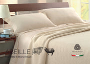 Coperta Invernale Modello Abeille In Lana Merino - Singolo - Abeille