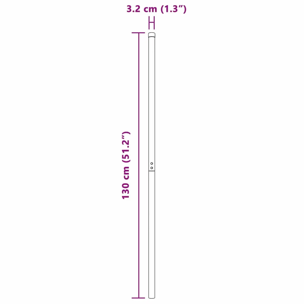 Palo della recinzione 12 pz Grigio CFW9440287