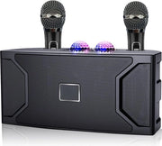 Impianto Karaoke per Adulti - Impianto Karaoke - Impianto Karaoke con 2 Microfoni - Impianto Karaoke con Microfono Senza Fili - Impianto Karaoke Senza Fili