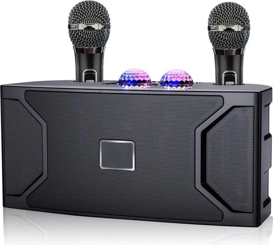 Impianto Karaoke per Adulti - Impianto Karaoke - Impianto Karaoke con 2 Microfoni - Impianto Karaoke con Microfono Senza Fili - Impianto Karaoke Senza Fili