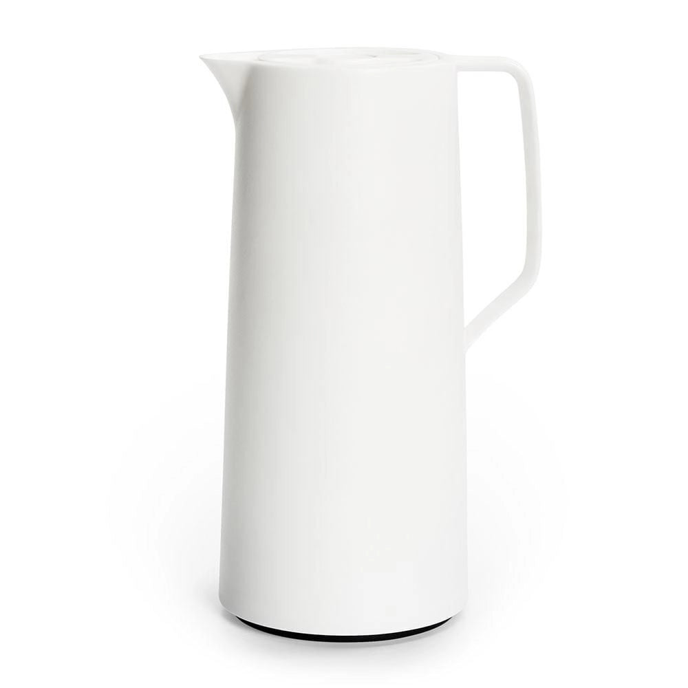 Emsa N4170400 Motiva Caraffa Termica Quick Press 1000 ml doppia parete in vetro colore Bianco