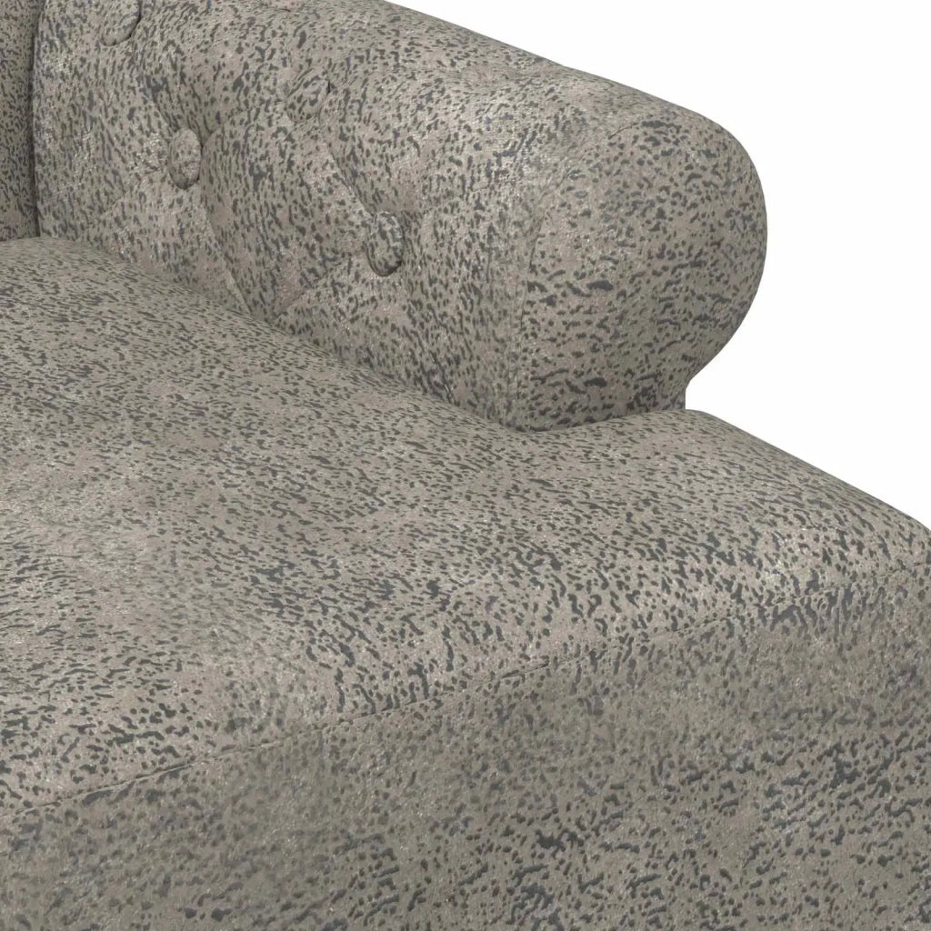 Loveseat con bottoni imbottiti Grigio Chiaro 120 x 65 x 78 cm 42041840