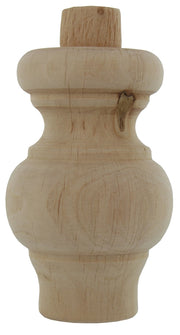 PIEDE IN LEGNO ONTANO 53009 64X 95 MM- 8,0 pz