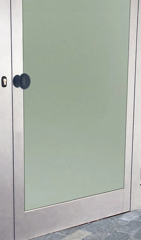 Pomolo fisso per porta SAGUATTI 161/60ZB in alluminio nero opaco