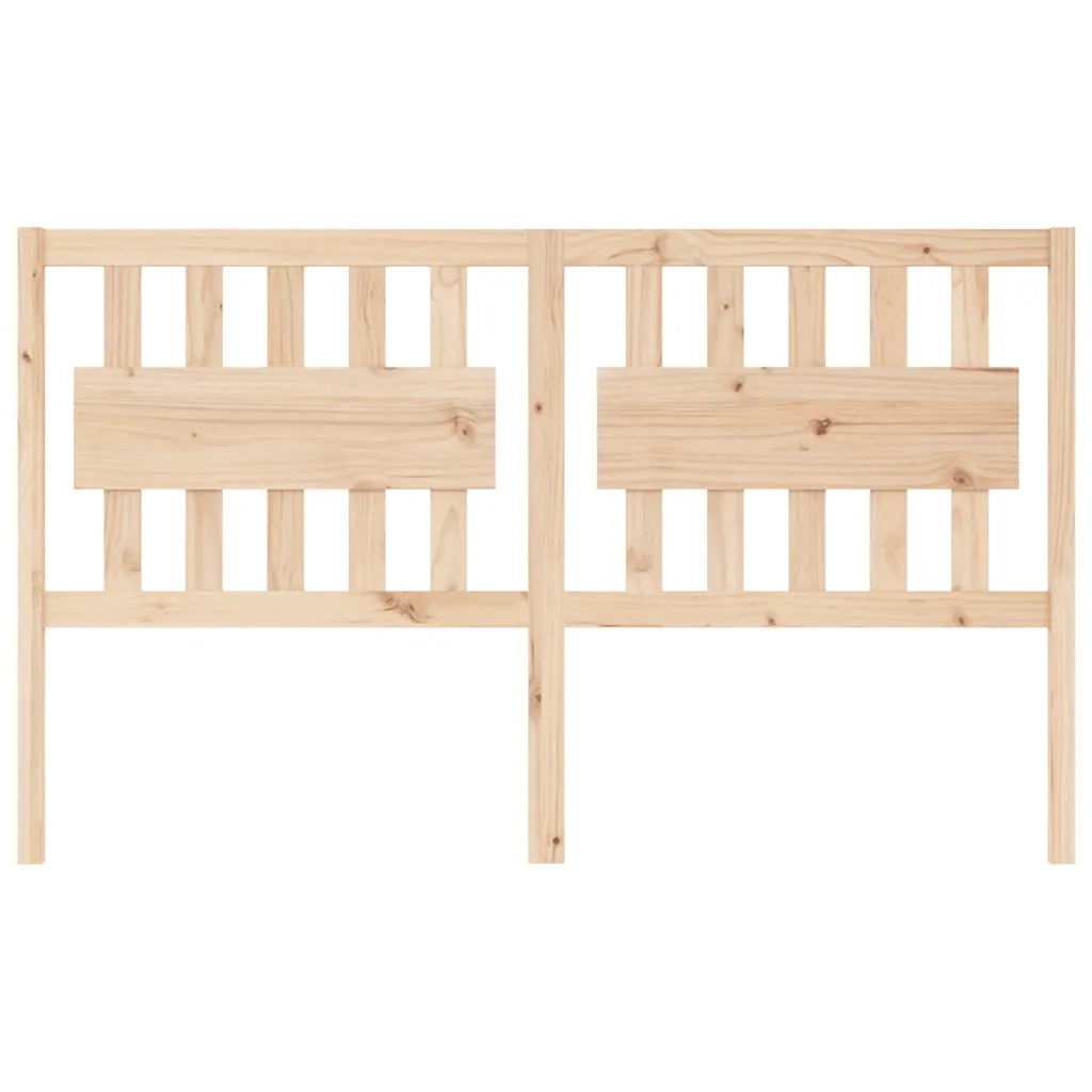 Testiera per Letto 165,5x4x100 cm in Legno Massello di Pino