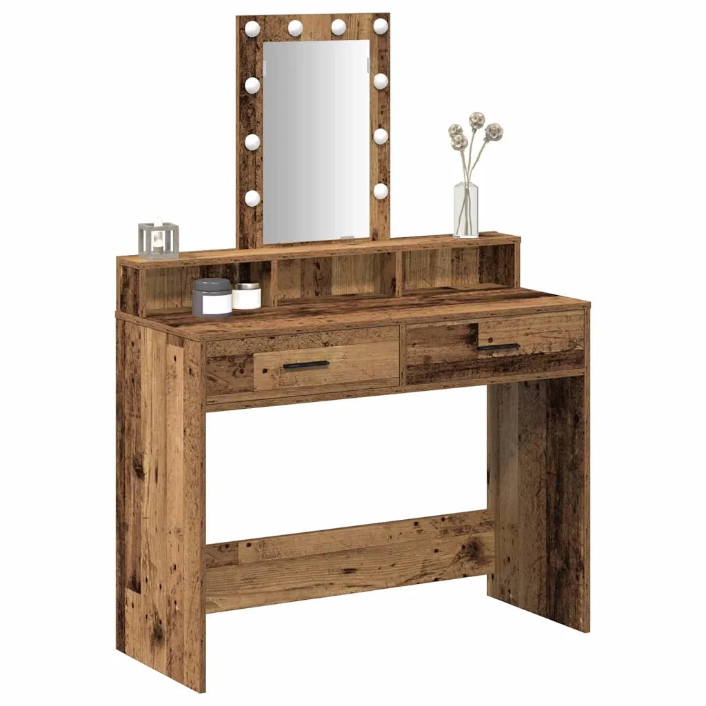 Toeletta | Tavolo da Trucco Marrone 100 x 41 x 140 cm Legno multistrato