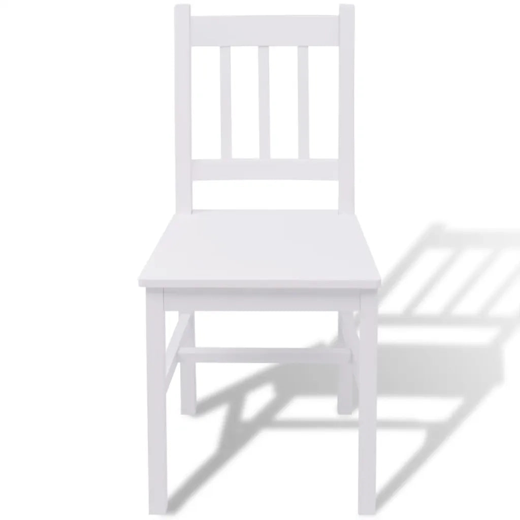 Set Tre Pezzi da Pranzo in Legno di Pino Bianco 242955