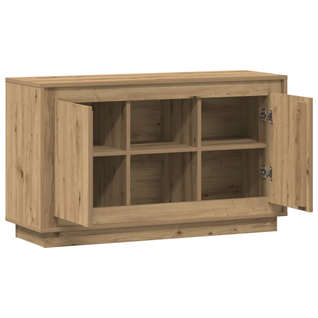 Credenza Rovere Artigianale 102x35x60 cm in Legno Multistrato 857138