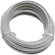 FUNE ZINCATA ANTIGIRO Ø 6 mm - rotolo 25 mt