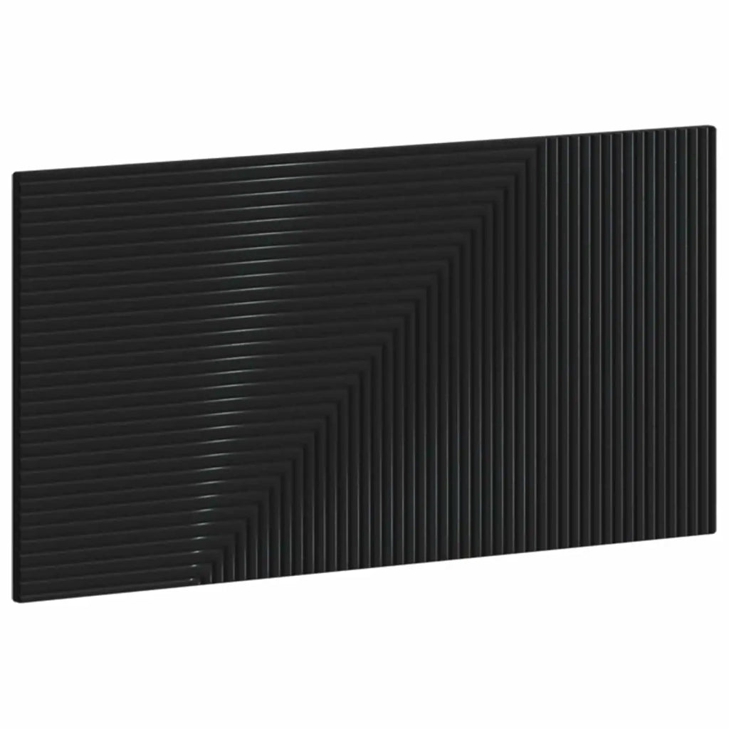 Testiera da Muro HAARLEM Nero Legno ingegnerizzato 896976