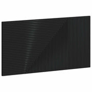 Testiera da Muro HAARLEM Nero Legno ingegnerizzato 896976