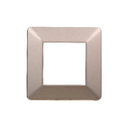 Placca Plastica Serie Starlight 2P Colore Bronzo Compatibile Con Vimar Plana