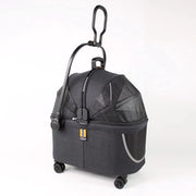 Cesto per trasporto per piccoli cani e animali domestici fino a 8 kg | Carrello per cani su ruote | Resistente ai graffi e alle scalfitture | Design moderno | 28 kg Carrello per passeggiate